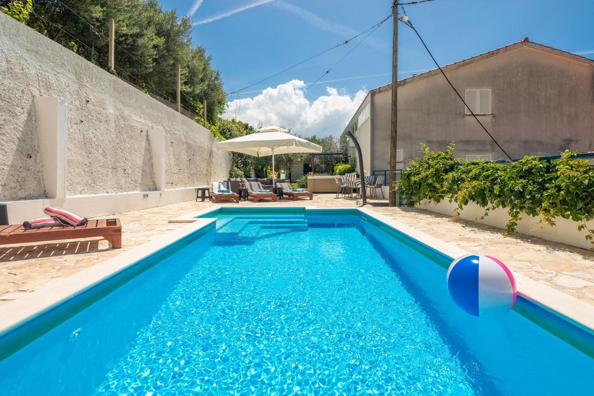 Caleta Seaview Suites II - Pool & Jacuzzi Lokva Rogoznica Kültér fotó